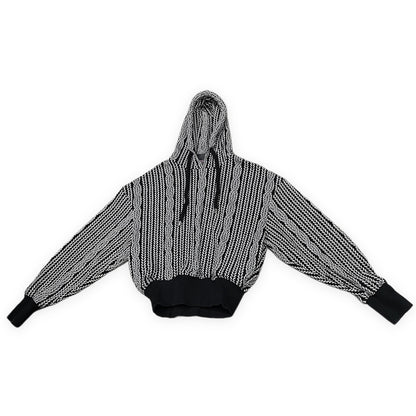 anrealage homme 24AW Rope Jacquard Hoodie Black Size 46