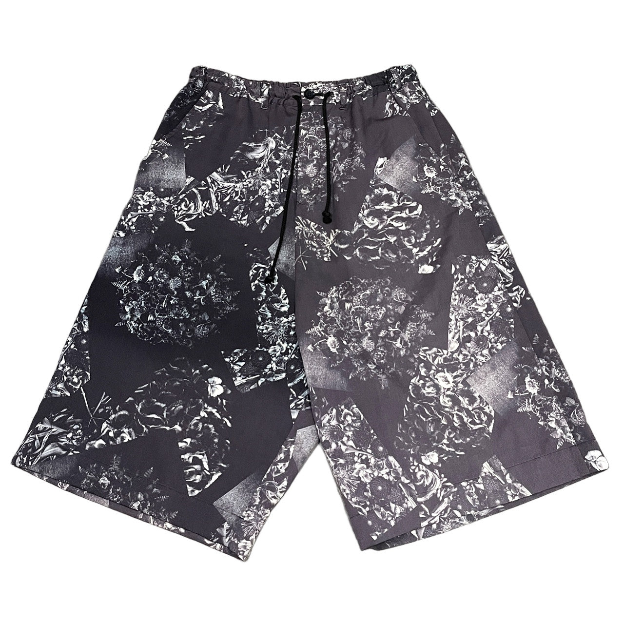 Yohji Yamamoto 18SS Flower Print Sarouel Shorts Size 1