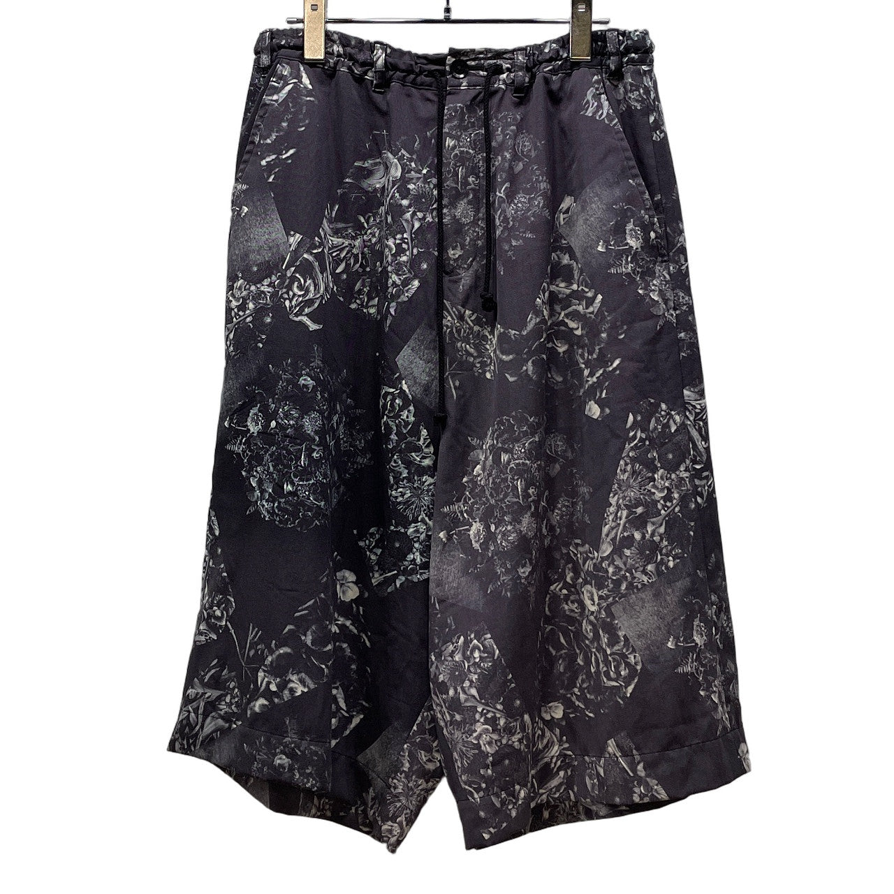 Yohji Yamamoto 18SS Flower Print Sarouel Shorts Size 1