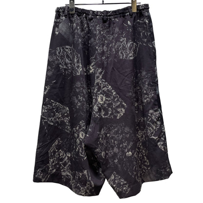 Yohji Yamamoto 18SS Flower Print Sarouel Shorts Size 1