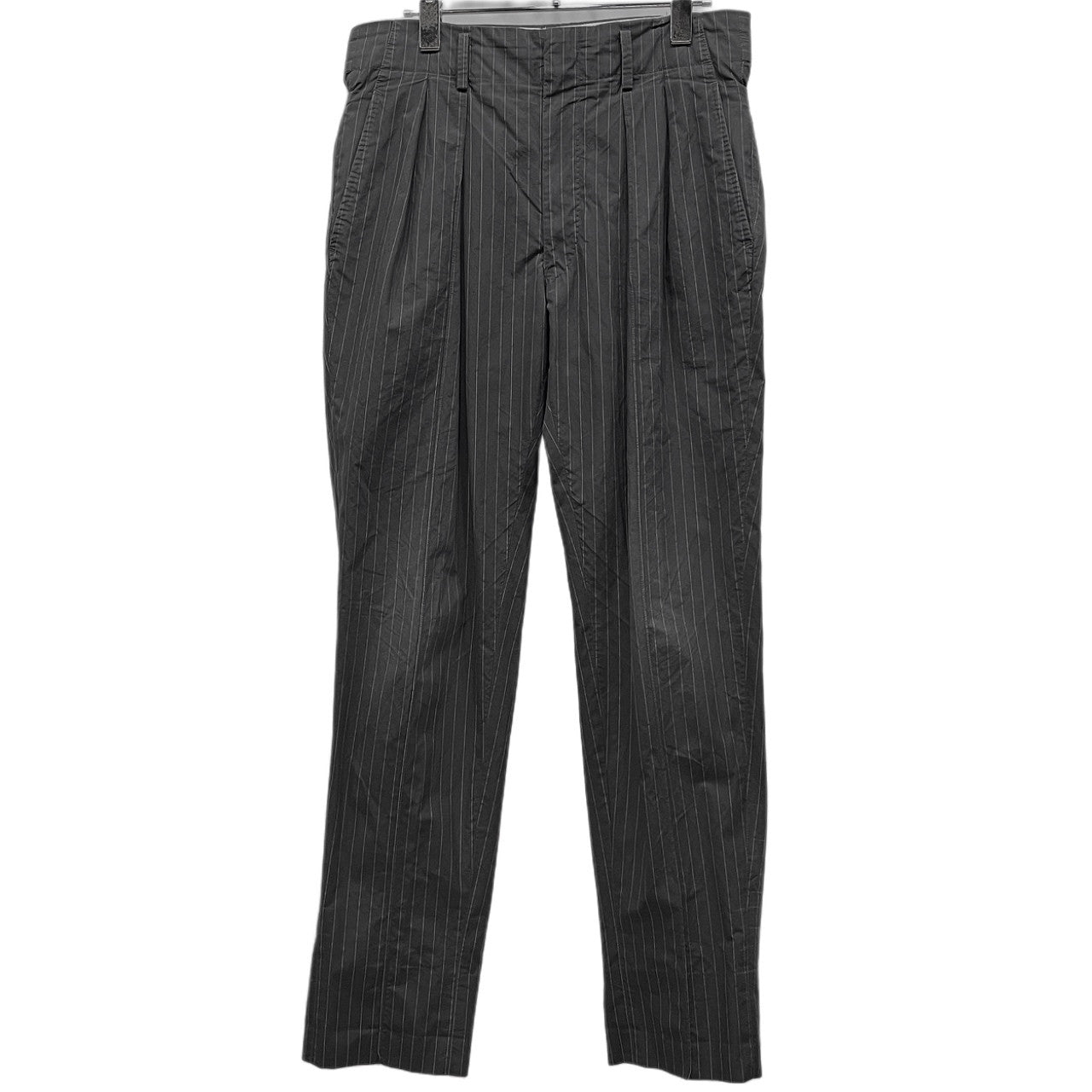 RAINMAKER KYOTO 16SS Cotton Stripe Trousers Gray Size 46