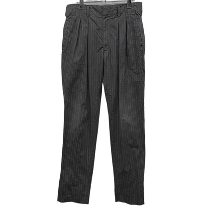 RAINMAKER KYOTO 16SS Cotton Stripe Trousers Gray Size 46