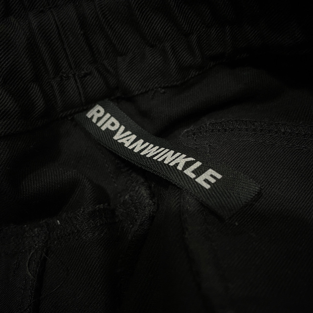 RIP VAN WINKLE 23AW Cross Tapered Rib Pants Black Size M