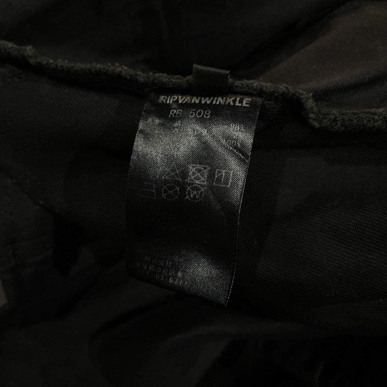 RIP VAN WINKLE 23AW Cross Tapered Rib Pants Black Size M