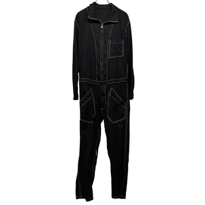 sulvam 21AW Wool Gabardine Jumpsuit Black Size M