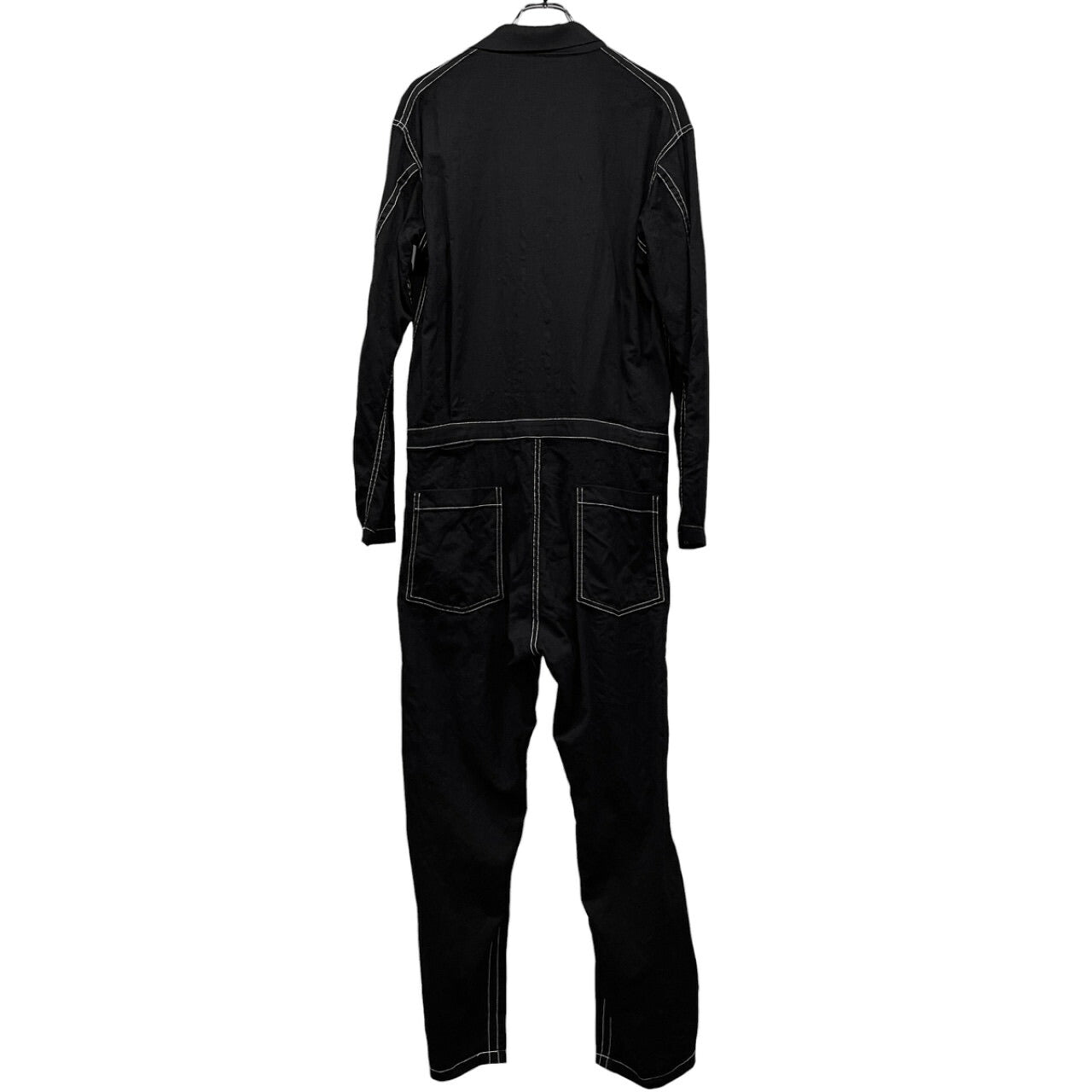 sulvam 21AW Wool Gabardine Jumpsuit Black Size M