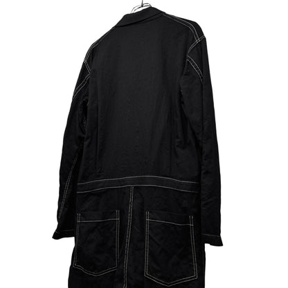 sulvam 21AW Wool Gabardine Jumpsuit Black Size M