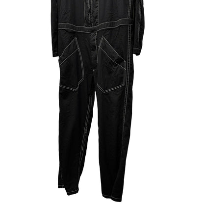 sulvam 21AW Wool Gabardine Jumpsuit Black Size M