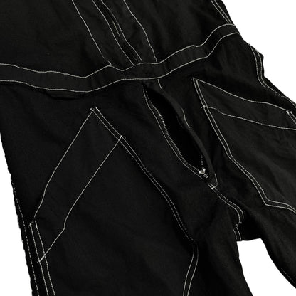 sulvam 21AW Wool Gabardine Jumpsuit Black Size M