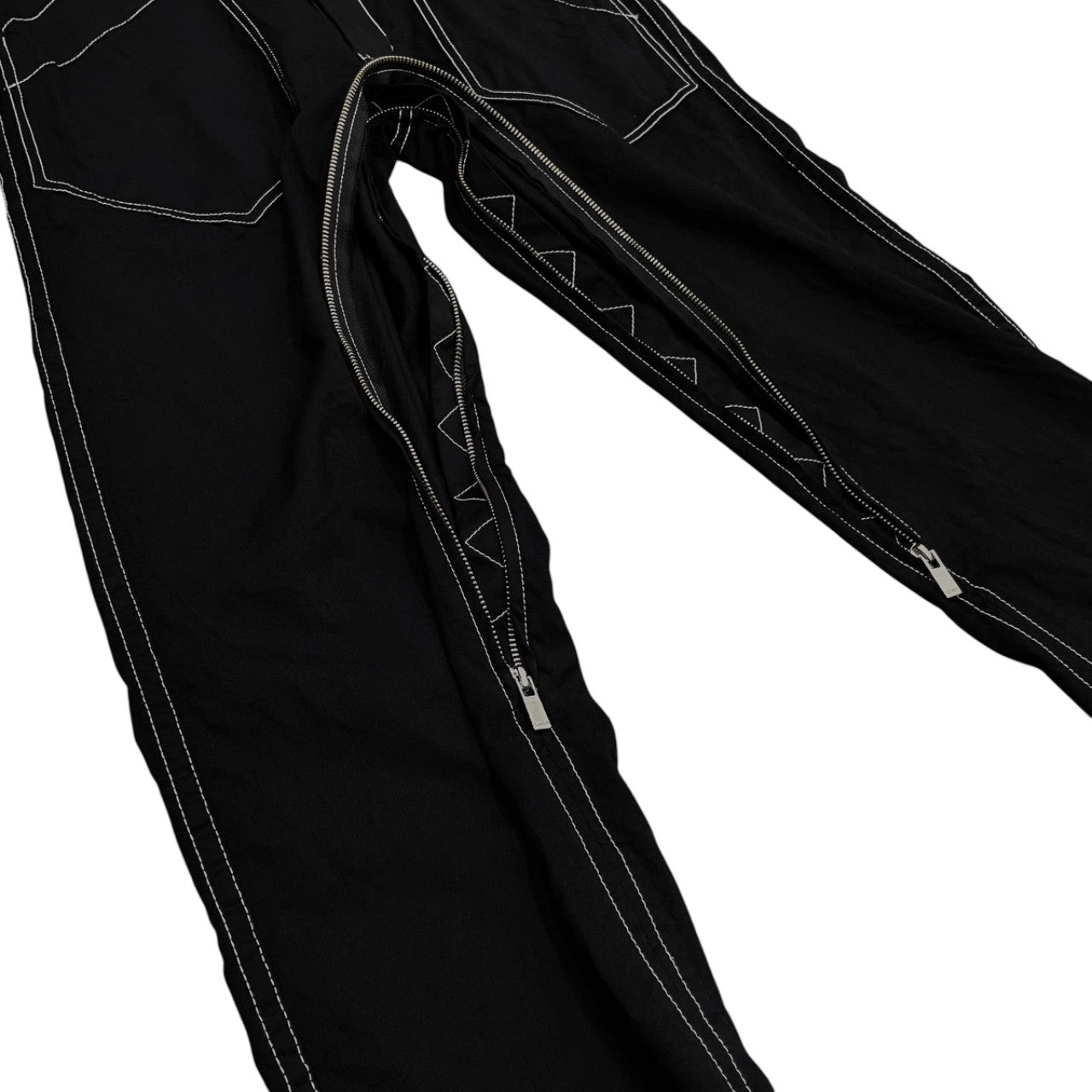 sulvam 21AW Wool Gabardine Jumpsuit Black Size M