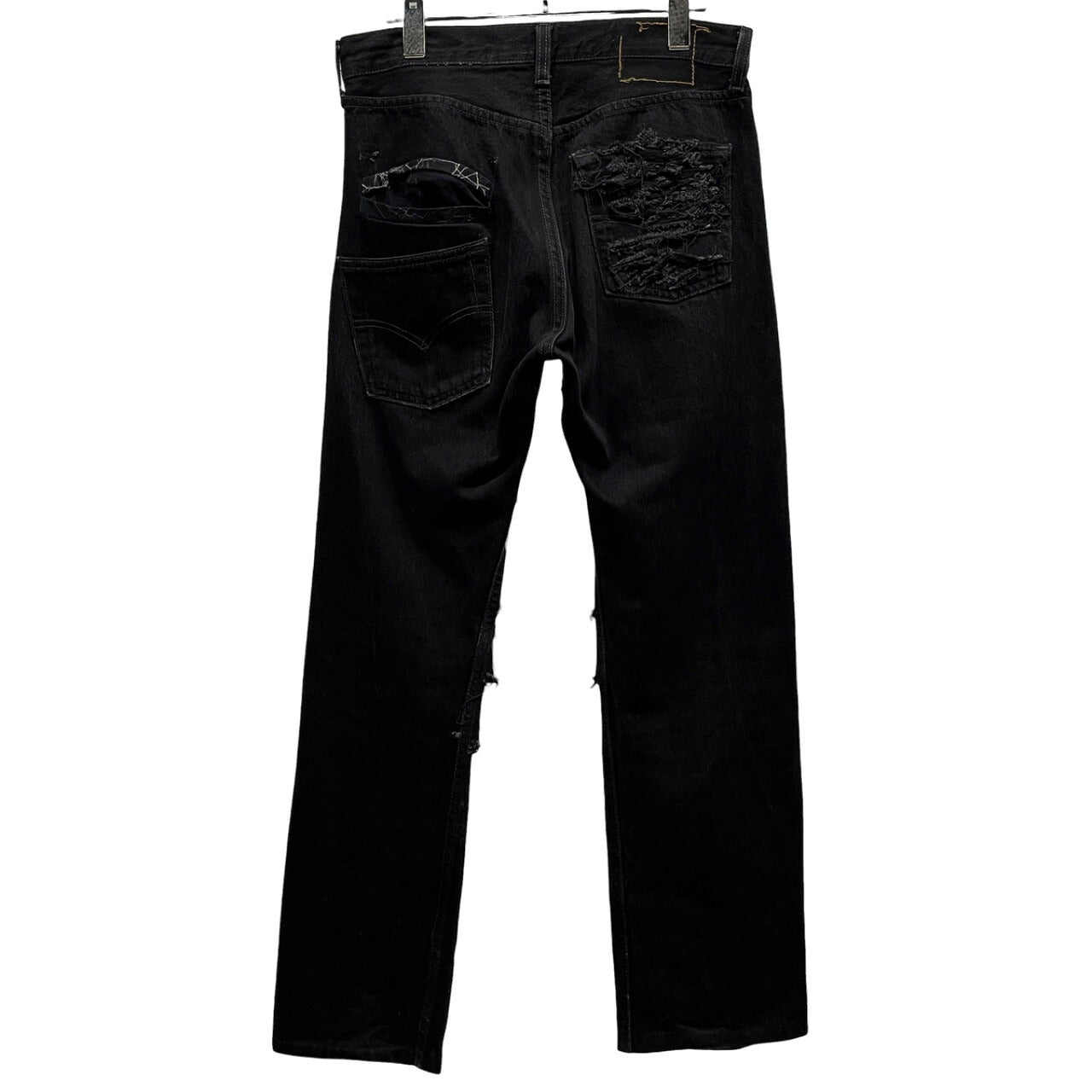 VINTI ANDREWS Levi's Remake Damaged Jeans Black Size 30