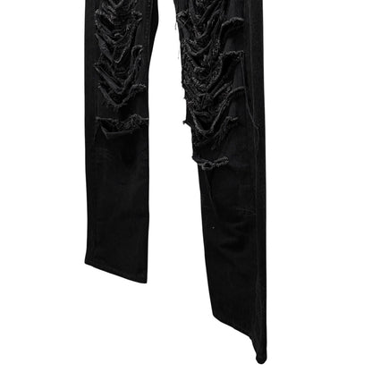 VINTI ANDREWS Levi's Remake Damaged Jeans Black Size 30