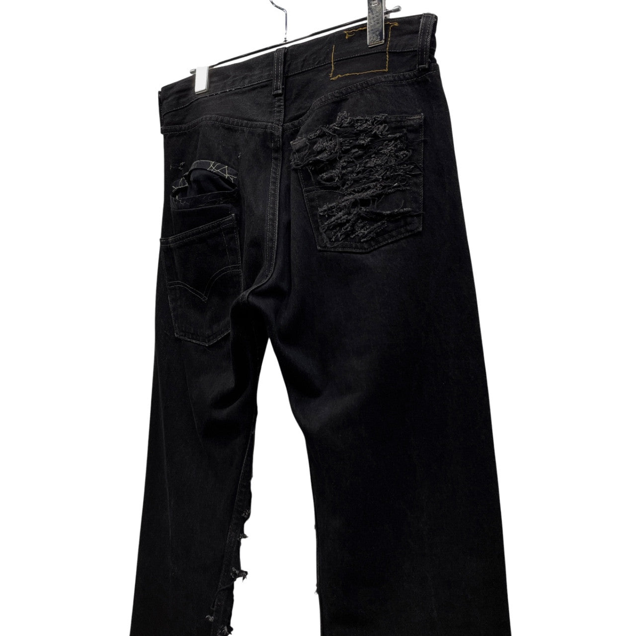 VINTI ANDREWS Levi's Remake Damaged Jeans Black Size 30