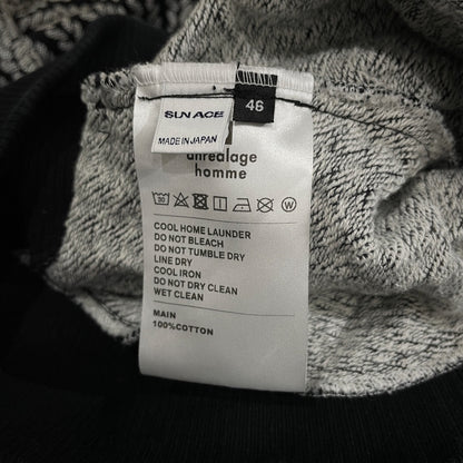 anrealage homme 24AW Rope Jacquard Hoodie Black Size 46