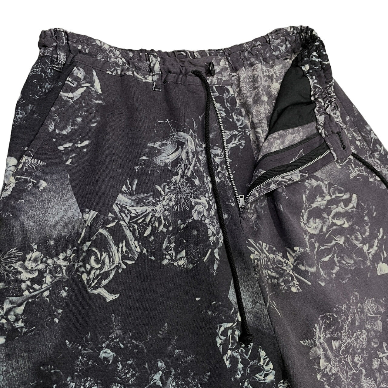 Yohji Yamamoto 18SS Flower Print Sarouel Shorts Size 1