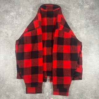 Yorke sportswear 50s-60s Buffalo Check Jacket Red Size XL
