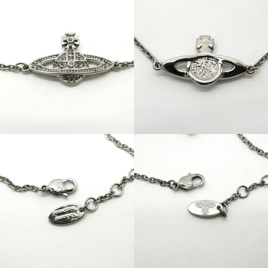 Vivienne Westwood Orb Mini Bracelet Gunmetal Size ONE SIZE