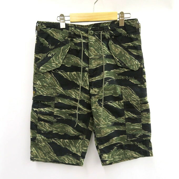 TOYS McCOY Tiger Camo Cargo Shorts Khaki Size 32