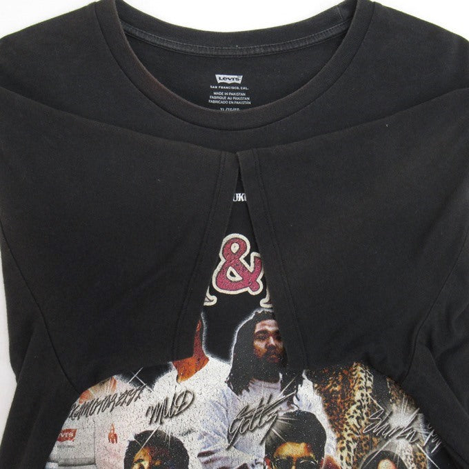 YAGI & LEVI Original Printed T-Shirt Black Size XL