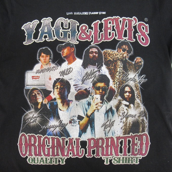 YAGI & LEVI Original Printed T-Shirt Black Size XL
