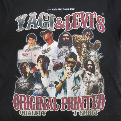 YAGI & LEVI Original Printed T-Shirt Black Size XL