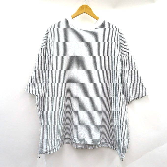 is-ness 24SS Balloon Border Stripe T-Shirt Multi Size L
