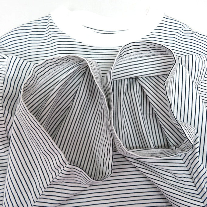 is-ness 24SS Balloon Border Stripe T-Shirt Multi Size L