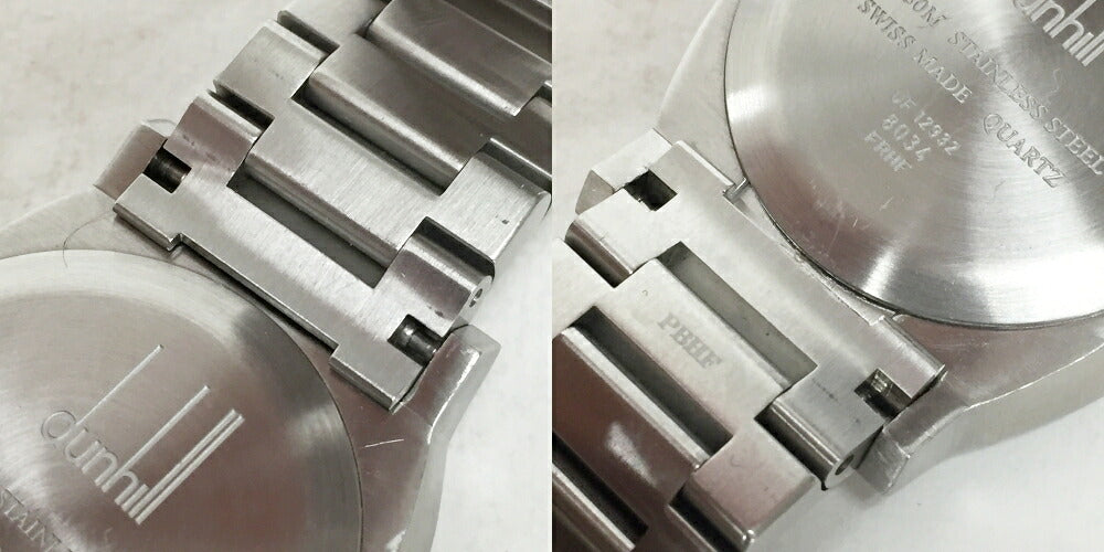 dunhill 8034 Small Second Quartz Watch Silver Size ONE SIZE