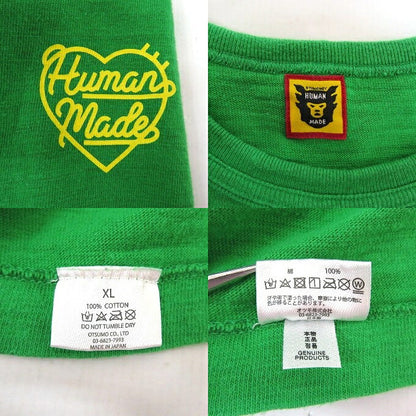 HUMAN MADE Color Short Sleeve T-Shirt Green Size XL