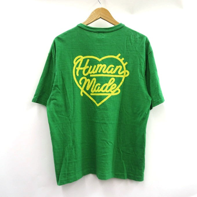 HUMAN MADE Color Short Sleeve T-Shirt Green Size XL