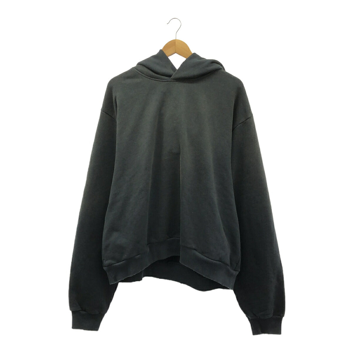 Acne Studios Garment-Dyed Distressed Logo Hoodie Size L