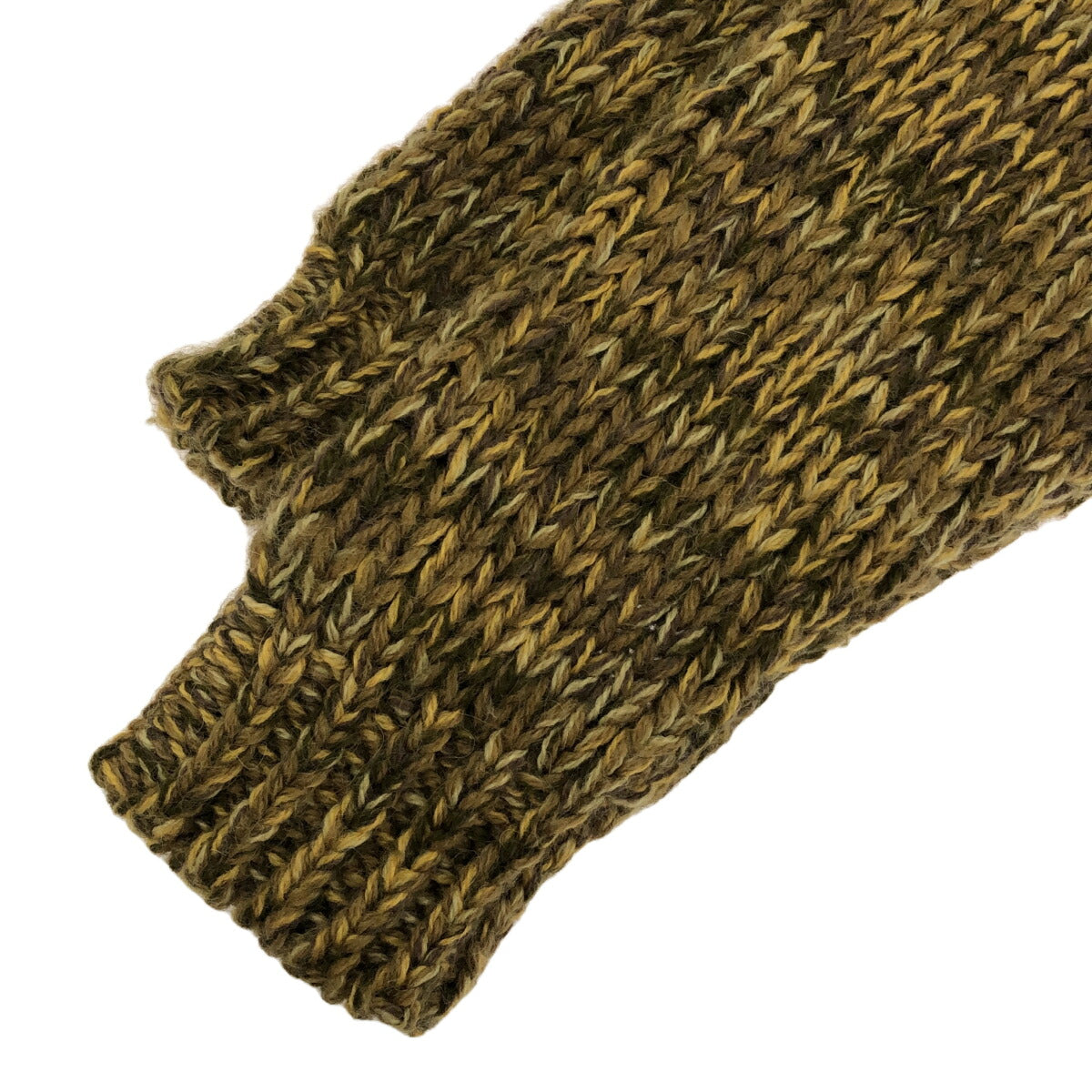 ETRO Yellow Mohair-Blend High-Neck Cardigan Size L