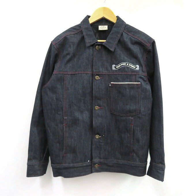 EVISEN Selvedge Denim Workers Jacket Indigo Size S