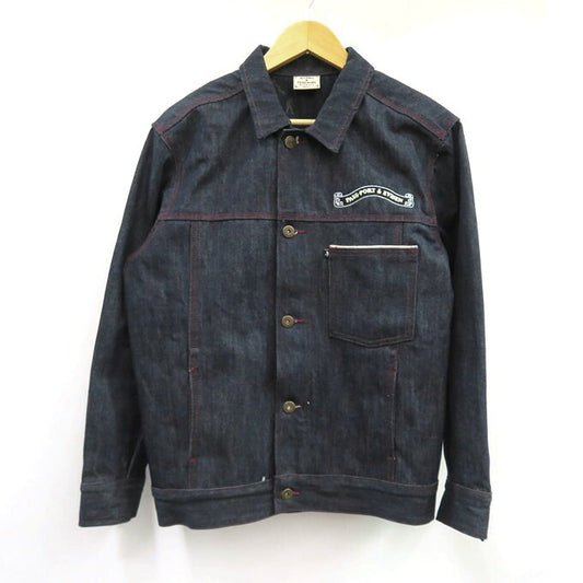 EVISEN Selvedge Denim Workers Jacket Indigo Size S