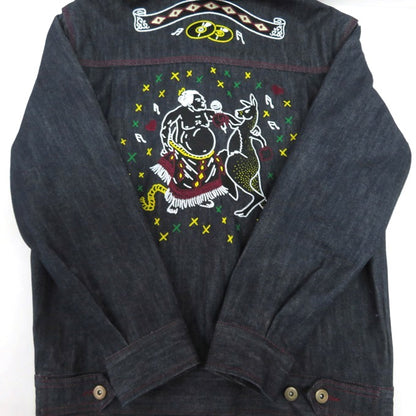 EVISEN Selvedge Denim Workers Jacket Indigo Size S