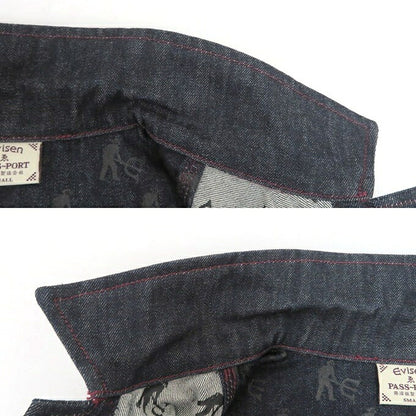 EVISEN Selvedge Denim Workers Jacket Indigo Size S