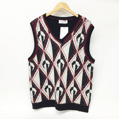 Marine Serre Knit Vest Black Red White Size S