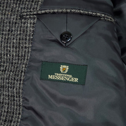 Harris Tweed x Traditional MESSENGER 3B Wool Jacket Size M