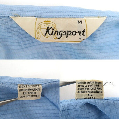 Kingsport Sheer Short Sleeve Shirt Blue Size M