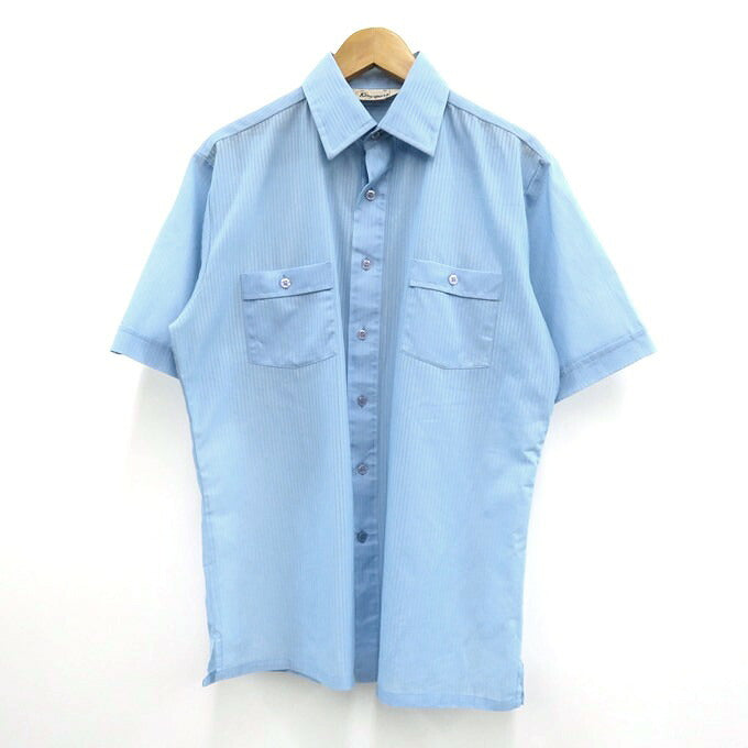 Kingsport Sheer Short Sleeve Shirt Blue Size M