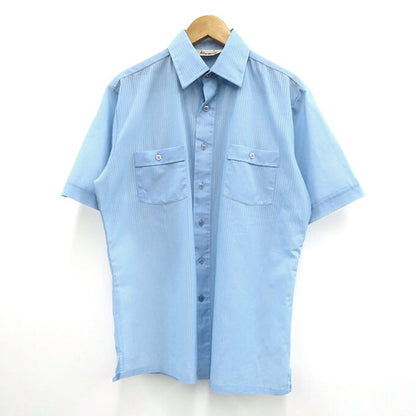 Kingsport Sheer Short Sleeve Shirt Blue Size M