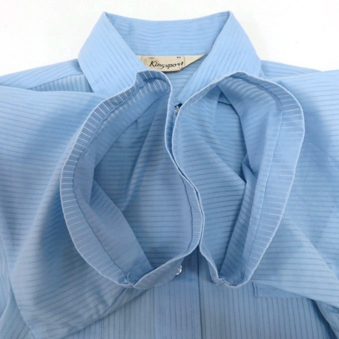 Kingsport Sheer Short Sleeve Shirt Blue Size M