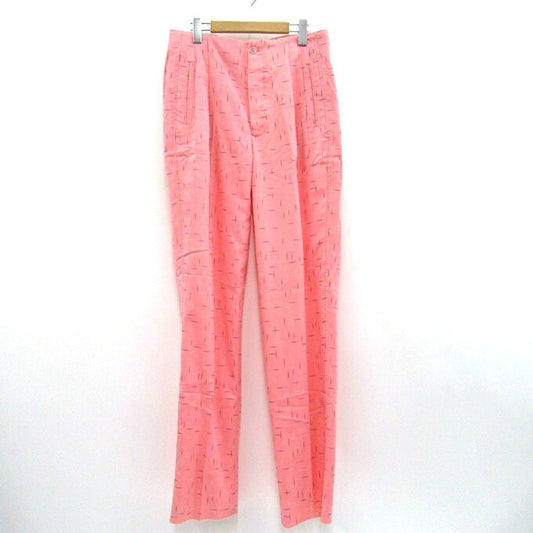 DRY BONES DB Nep Print 2-Tuck Trousers Pink Size 30