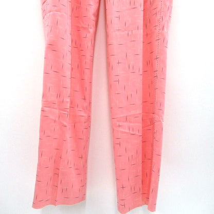 DRY BONES DB Nep Print 2-Tuck Trousers Pink Size 30