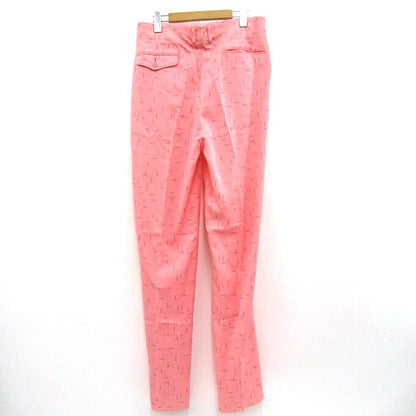 DRY BONES DB Nep Print 2-Tuck Trousers Pink Size 30