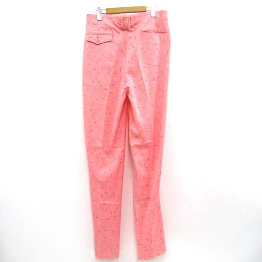 DRY BONES DB Nep Print 2-Tuck Trousers Pink Size 30