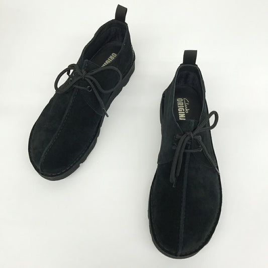 Clarks Desert Trek GTX Waterproof Shoes Black Sneakers Size 28.0