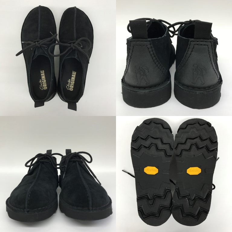 Clarks Desert Trek GTX Waterproof Shoes Black Sneakers Size 28.0