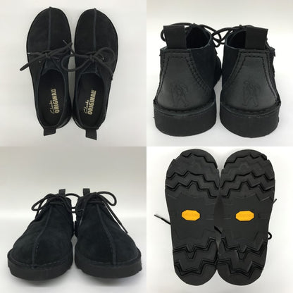 Clarks Desert Trek GTX Waterproof Shoes Black Sneakers Size 28.0