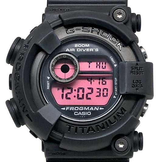 G-SHOCK DW-8200BK-1 Frogman Real Black Watch Size ONE SIZE